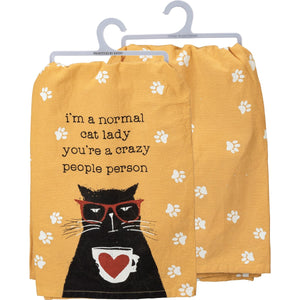 I'm A Normal Cat Lady - Cat Themed Dish Towel