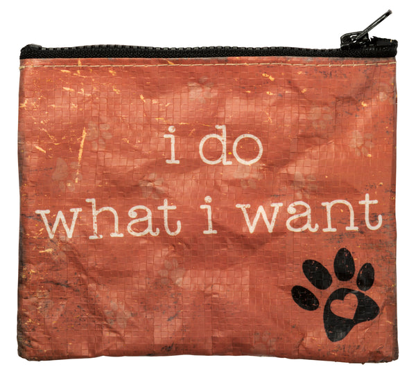 Nope Not Today... I Do What I Want - 5" x 4" Cat Themed Zipper Wallet