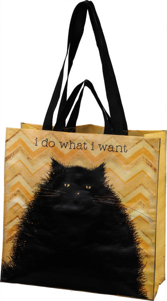 Nope Not Today... I Do What I Want - Cat Themed Market Tote