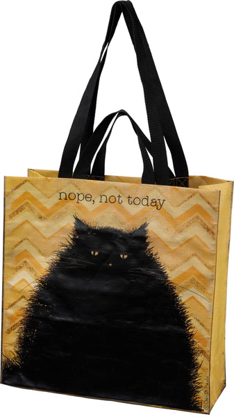 Nope Not Today... I Do What I Want - Cat Themed Market Tote